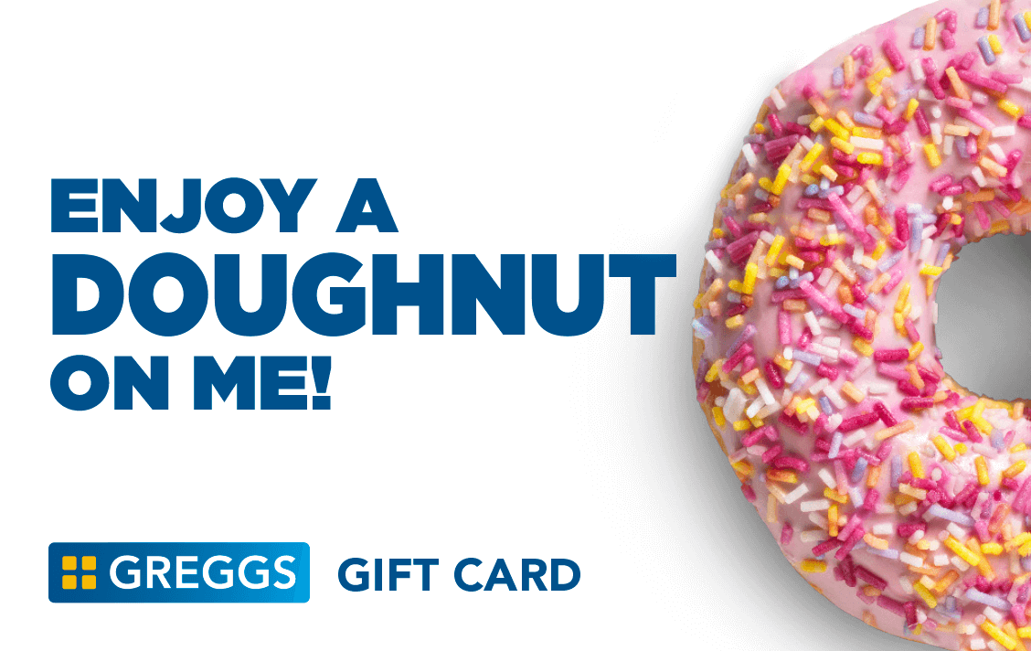 Greggs deals gift card